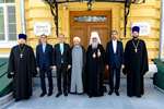 سفر روسیه؛ رئیس سازمان فرهنگ و ارتباطات اسلامی با اسقف کریل متروپولیت تاتارستان گفت‌وگو کرد