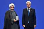 سفر قزاقستان| رئیس سازمان فرهنگ و ارتباطات اسلامی نشان افتخار رهبران دینی فعال در گفت‌وگوی ادیان را دریافت کرد