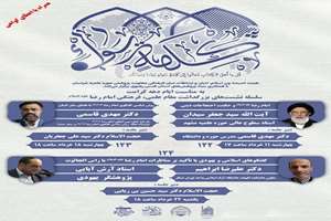 به مناسبت ایام دهه کرامت، سلسله نشست‌های بزرگداشت مقام علمی و فرهنگی امام رضا (ع) برگزار می‌شود