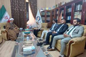 دیدار مدیر بخش توسعه فرهنگی وزارت فرهنگ، گردشگری و آثار باستانی عراق  با رایزن فرهنگی جمهوری اسلامی ایران در عراق