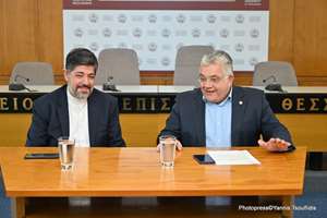 گزارش دیدار با رئیس دانشگاه ارسطو