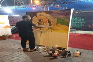 موکب نگارگری عاشورایی 