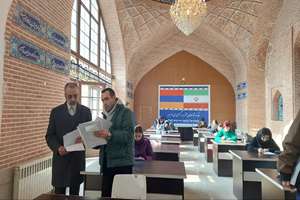 برگزاری آزمون پایانی دوره آموزش زبان فارسی در ارمنستان
