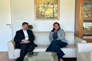 دیدار با رئیس موزه باستانشناسی شهر تسالونیکی 