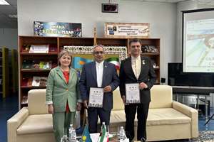بزرگداشت روز جهانی کتاب و برنامه تبیین آیین نوروز در قزاقستان