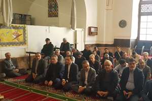 اقامه نماز عید فطر در مسجد کبود ایروان