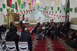 جشن مبعث پیامبر اسلام(ص) در مسجد جامع کبود ایروان