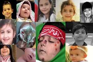 فریاد بی‌صدای کودکان شهید در فضای مجازی پیچید