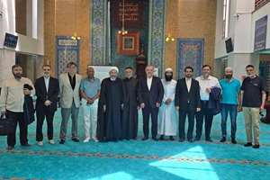 سفر پرتغال؛ رئیس سازمان فرهنگ و ارتباطات اسلامی در مسجد جامع لیسبون حضور یافت