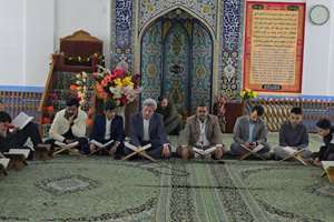 جزء خوانی قرآن ویژه ماه رمضان در مسجد امام علی(ع) بیشکک