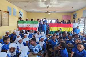 زنگ ایران در مدرسه ساکای غنا نواخته شد 