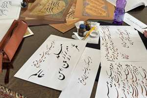 بازگشت «عروس خطوط اسلامی» به دوحه؛ دوره آموزش نستعلیق آغاز شد