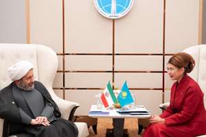 رئیس سازمان فرهنگ و ارتباطات اسلامی ایران با وزیر فرهنگ و اطلاعات جمهوری قزاقستان دیدار کرد
