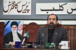 نشست خبری «امین امت» در کویته برگزار شد