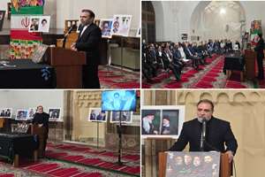 مراسم بزرگداشت شهدای خدمت در مسجد کبود ایروان برگزار شد