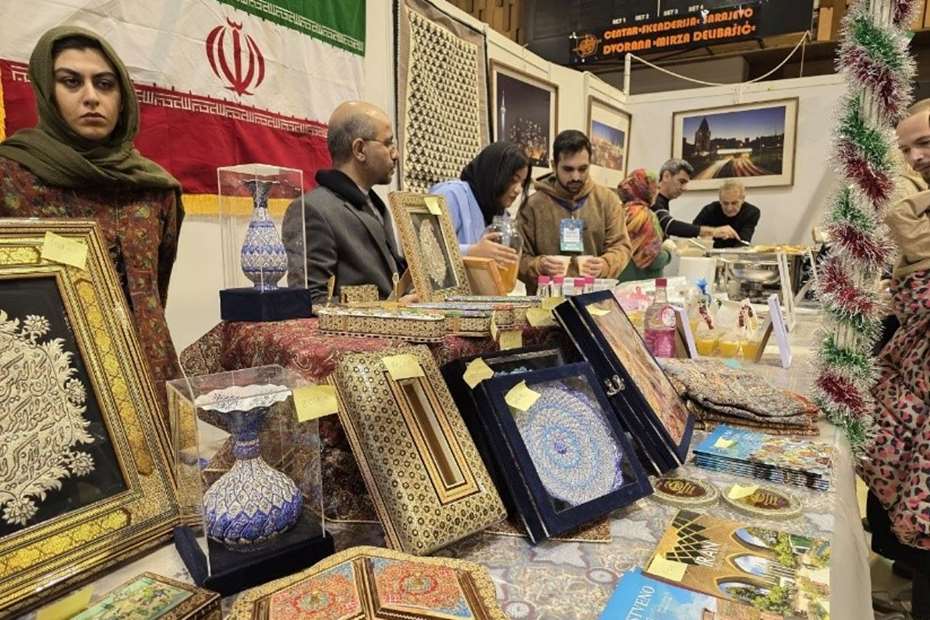 از صنایع دستی تا مزه‌های ناب؛ ایران هنر و غذای خود را در بازار خیریه سارایوو عرضه کرد