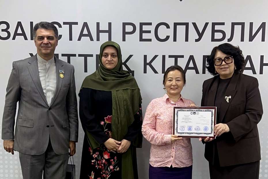 دوره آموزش زبان فارسی در کتابخانه ملی قزاقستان پایان یافت